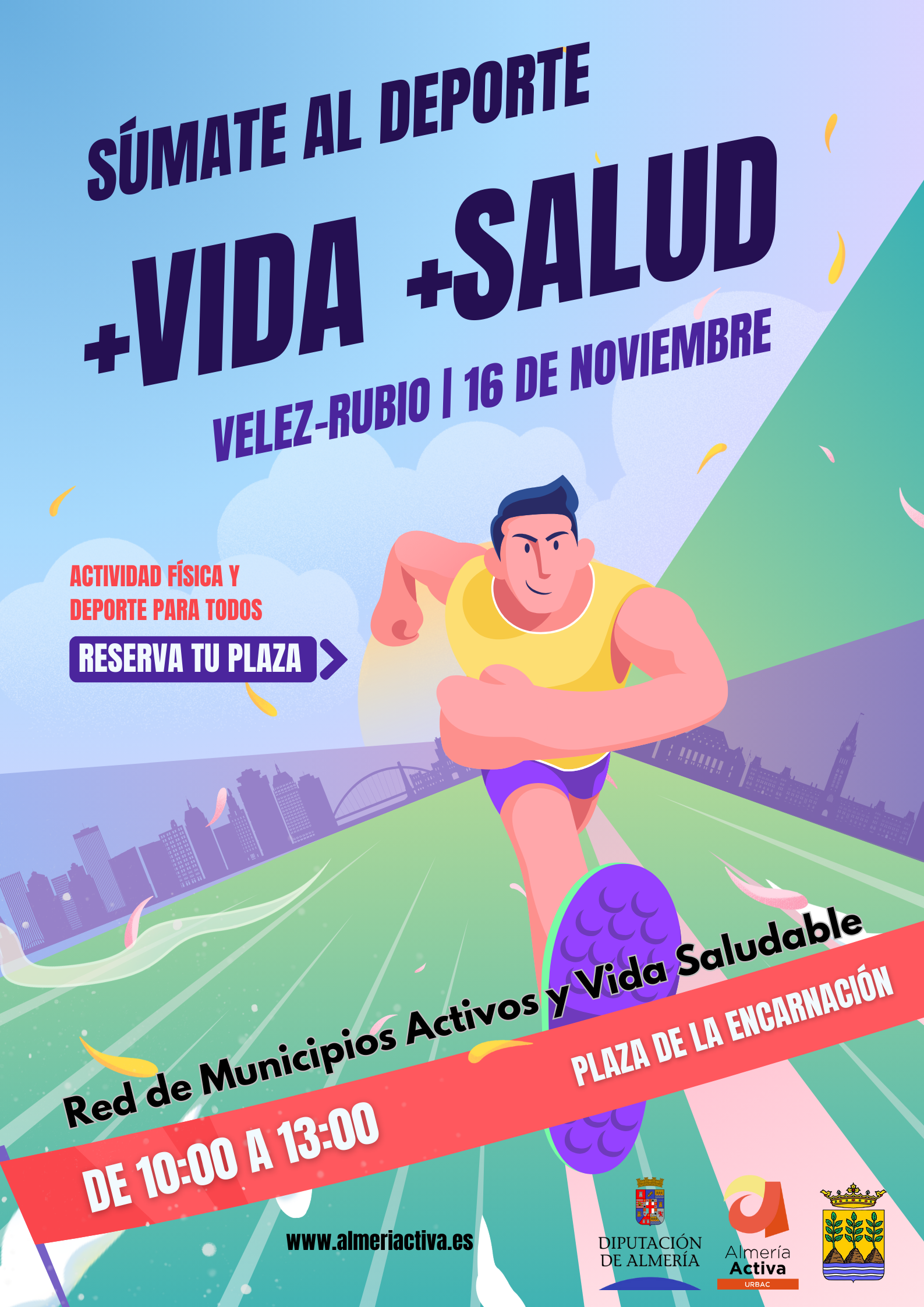 Súmate al Deporte + Vida + Salud. Vélez Rubio 16-11-24