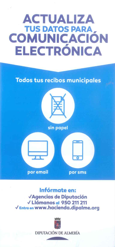 INFORMACION IMPORTANTE: Actualización de datos para comunicación electrónica